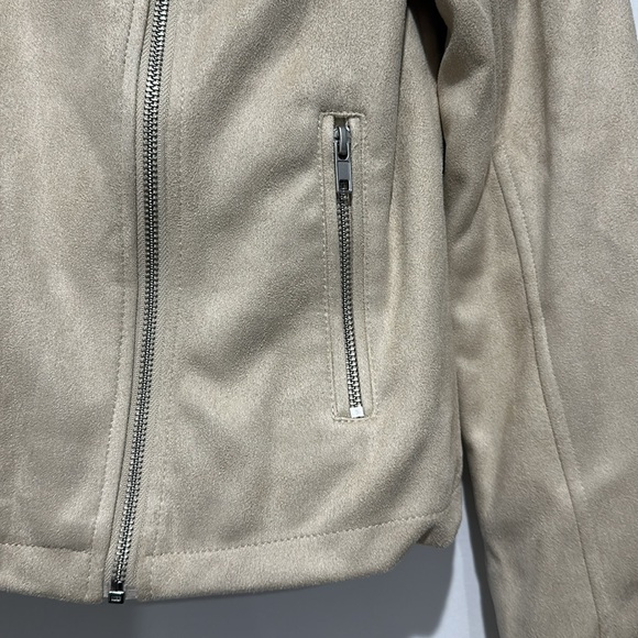 Tan asos jacket lined and zippers - Picture 2 of 6